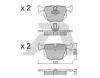 BMW 34211163833 Brake Pad Set, disc brake